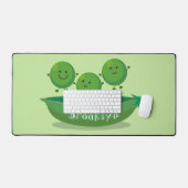 Stomme springerwten in de illustratie van de carto bureaumat (Keyboard & Muis)