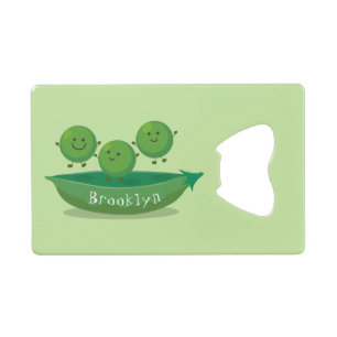 Stomme springerwten in de illustratie van de carto creditkaart flessenopener