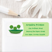 Stomme springerwten in de illustratie van de carto etiket (Insitu)