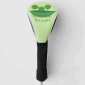 Stomme springerwten in de illustratie van de carto golfheadcover (Voorkant)
