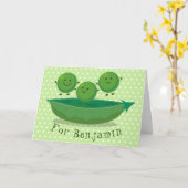 Stomme springerwten in de illustratie van de carto kaart (Gele Bloem)