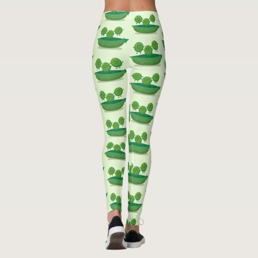 Stomme springerwten in de illustratie van de carto leggings (Achterkant)
