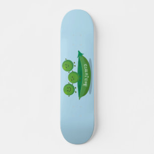 Stomme springerwten in de illustratie van de carto persoonlijk skateboard