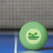 Stomme springerwten in de illustratie van de carto pingpongbal (Net)