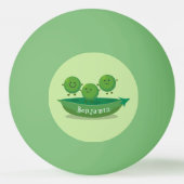 Stomme springerwten in de illustratie van de carto pingpongbal (Voorkant)