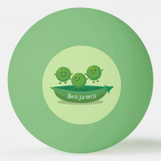 Stomme springerwten in de illustratie van de carto pingpongbal (Voorkant)