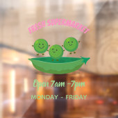 Stomme springerwten in de illustratie van de carto raamsticker (Vel 2)