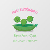 Stomme springerwten in de illustratie van de carto raamsticker (Vel)