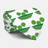 Stomme springerwten in de illustratie van de carto stropdas (Opgerold)