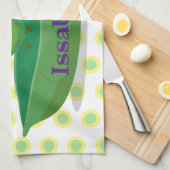 Stomme springerwten in de illustratie van de carto theedoek (Quarter Fold)