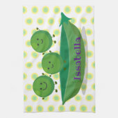 Stomme springerwten in de illustratie van de carto theedoek (Verticaal)