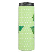 Stomme springerwten in de illustratie van de carto thermosbeker (Achterkant)