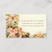 Stomme  stelletje rozen visitekaartje (Achterkant)