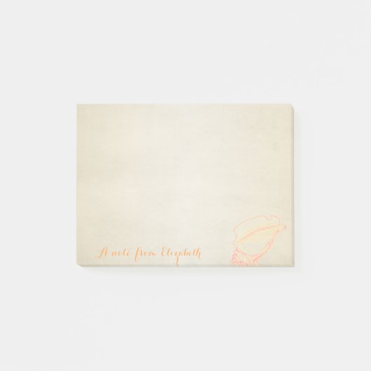 Stomme stijlvol, Shell Post-it® Notes (Voorkant)