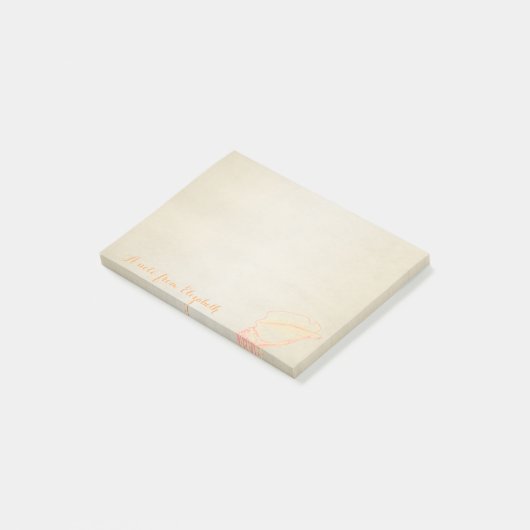 Stomme stijlvol, Shell Post-it® Notes (Schuin)