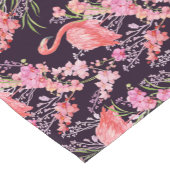 Stomme strandroze flamingo patroon tafelblad korte tafelloper (Hoek)