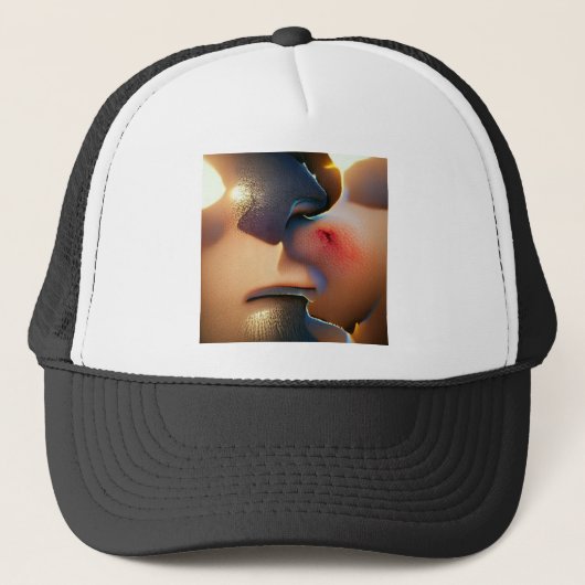 Stomme strijd trucker pet (Voorkant)