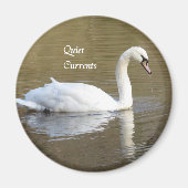 Stomme Swan Relaxing Magnet (Voorkant)