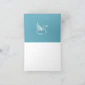 Stomme Swan Weddenschap Hartelijk dank Bedankkaart (Binnen)