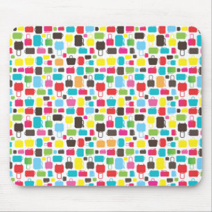 Stomme trendtassen patroonmousepad muismat