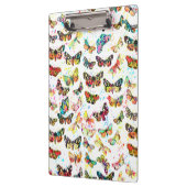 Stomme trendy waterverf splatters butterflies klembord (Links)