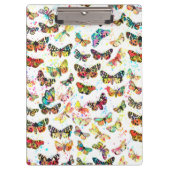 Stomme trendy waterverf splatters butterflies klembord (Voorkant)