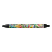 Stomme trendy waterverf splatters stamveren veren zwarte inkt pen (Voorkant)