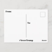 Stomme Trump Quotes, Flushing Toilets 15 maal Briefkaart (Achterkant)