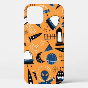 Stomme ufu uitheemse ruimteschepen, planeten, ster Case-Mate iPhone case