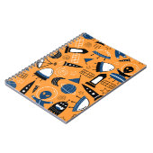 Stomme ufu uitheemse ruimteschepen, planeten, ster notitieboek (Linkerzijde)