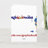 Stomme verjaardagskaart! kaart (Achterkant)