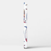 Stomme vis. Kinder achtergrond. Naadloos patroon. Case-Mate iPhone Case (Achterkant / Links)