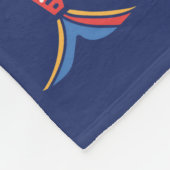 Stomme vis. Kinder achtergrond. Naadloos patroon Fleece Deken (Hoek)