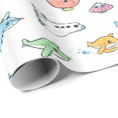 Stomme vliegtuigen cadeaupapier (Rol Hoek)