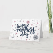 Stomme vogel en roze pony | HAPPY MOEDERDAG Kaart (Voorkant)