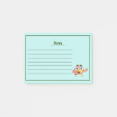 Stomme vogel met lijnen Post-it notities Post-it® Notes (Voorkant)