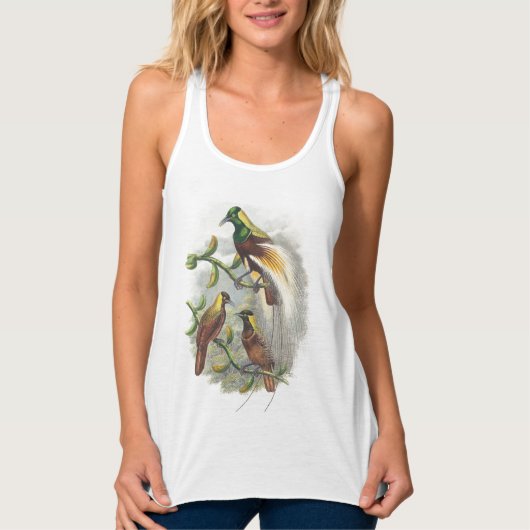 Stomme vogelhemden tanktop (Voorkant)