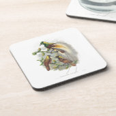 Stomme vogels bier onderzetter (Linkerzijde)