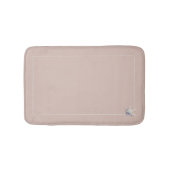 Stomme vrouwelijke, girale conch schelp blush roze badmat (Voorkant)