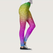 Stomme vrouwen en meisjes Glitter Regenboog Leggings (Rechts)