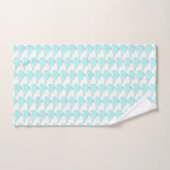 Stomme walvissen bad handdoek (Handdoek)