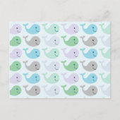 Stomme walvissen briefkaart (Voorkant)