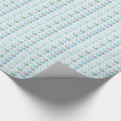 Stomme walvissen cadeaupapier (Hoek)