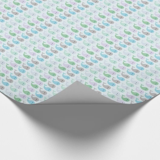 Stomme walvissen cadeaupapier (Hoek)