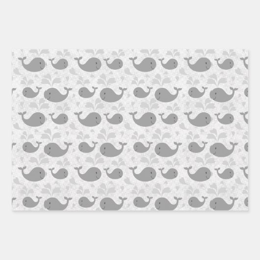 Stomme walvissen  inpakpapier vel (Voorkant 2)