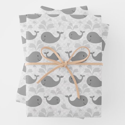 Stomme walvissen  inpakpapier vel (In situ)