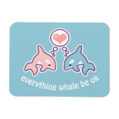 Stomme walvissen magneet (Horizontaal)