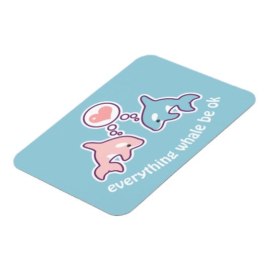 Stomme walvissen magneet (Linkerzijde)