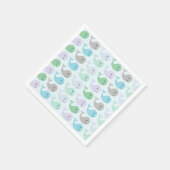 Stomme walvissen servetten (Hoek)