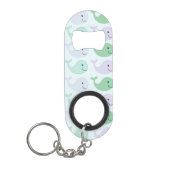 Stomme walvissen sleutelhanger flessenopener (Voorkant)